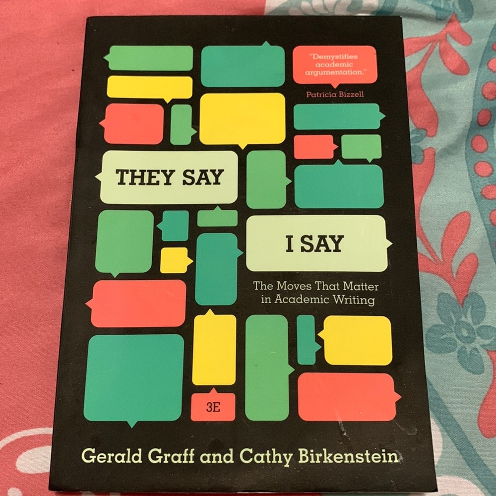 They Say I Say Book 3E